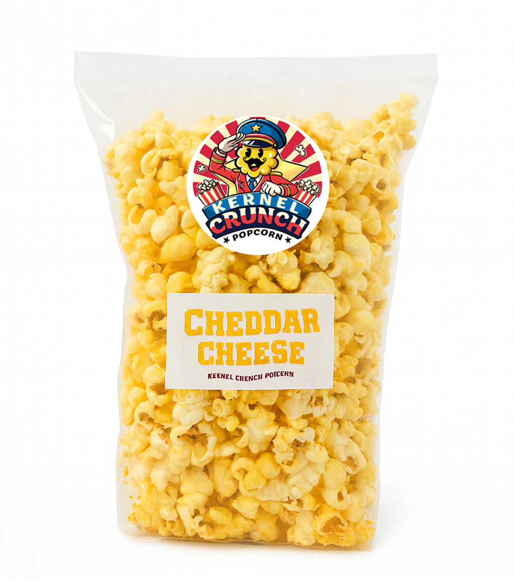 Cheddar Cheese Popcorn – Intensiv würziger Käsesnack
